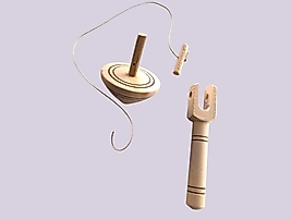 Oyuncak topaç - ahşap oyuncak - topaç - ahşap topaç