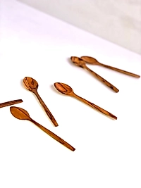 6'lı Ahşap Çay Kaşığı