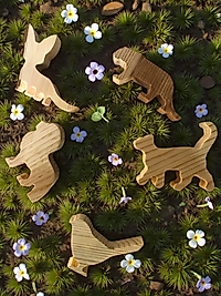 Ahşap Oyuncak Seti - Oyuncak - Hayvan Seti Oyuncak