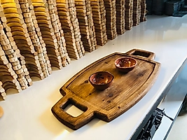 Ahşap Büyük Boy Tepsi