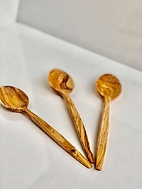 Üçlü Ahşap Kaşık